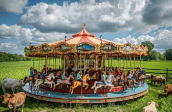 Animaparc : parc d'attractions familial près de Toulouse avec manèges et animaux de la ferme