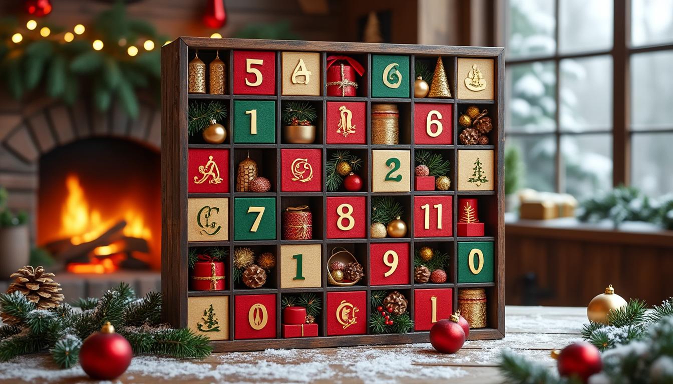 découvrez nos idées créatives pour réaliser un calendrier de l’avent unique et original qui surprendra petits et grands chaque jour de décembre !
