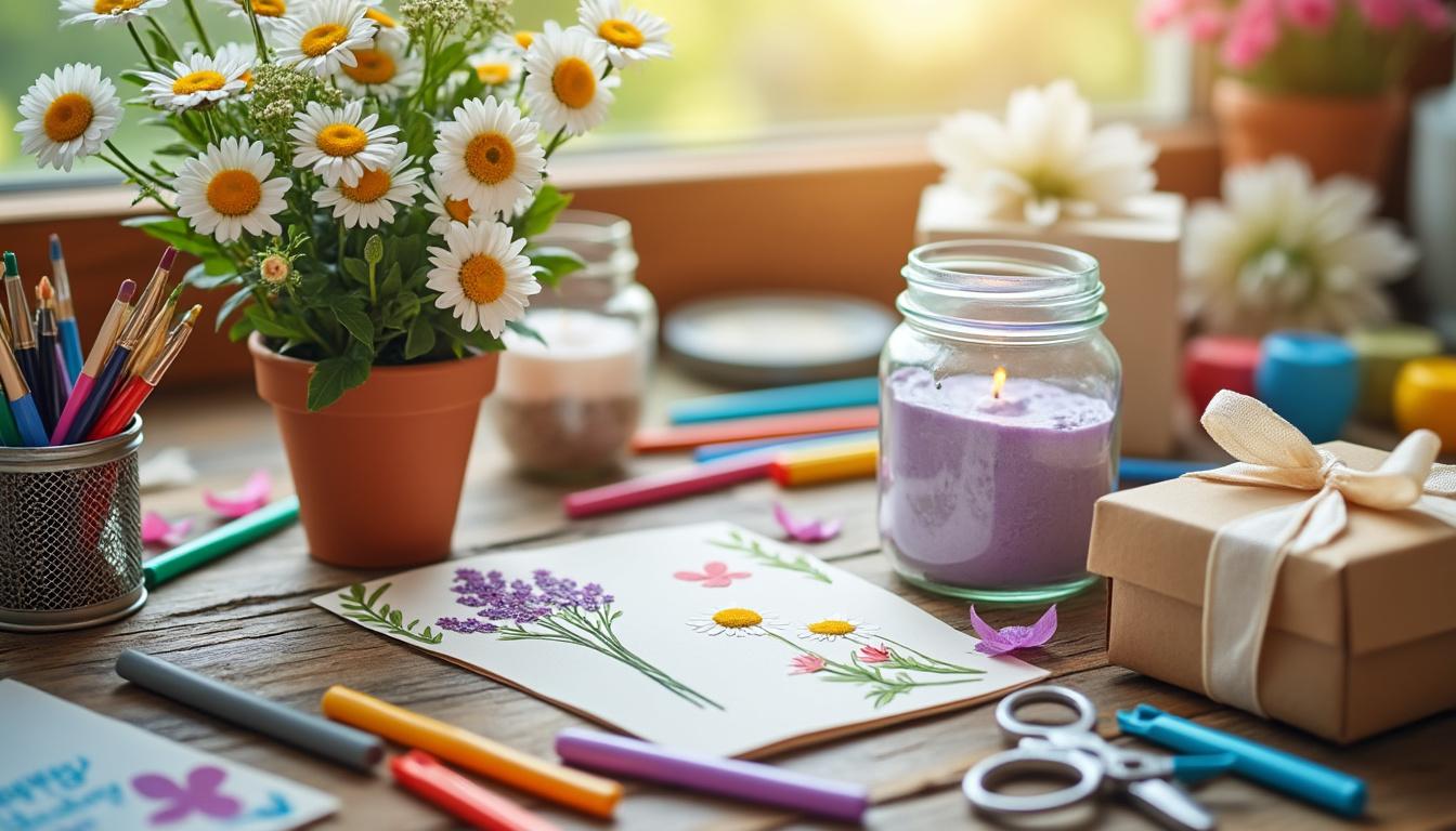 découvrez des idées originales de cadeaux fête des mères à fabriquer soi-même pour offrir un présent unique et rempli d'amour.